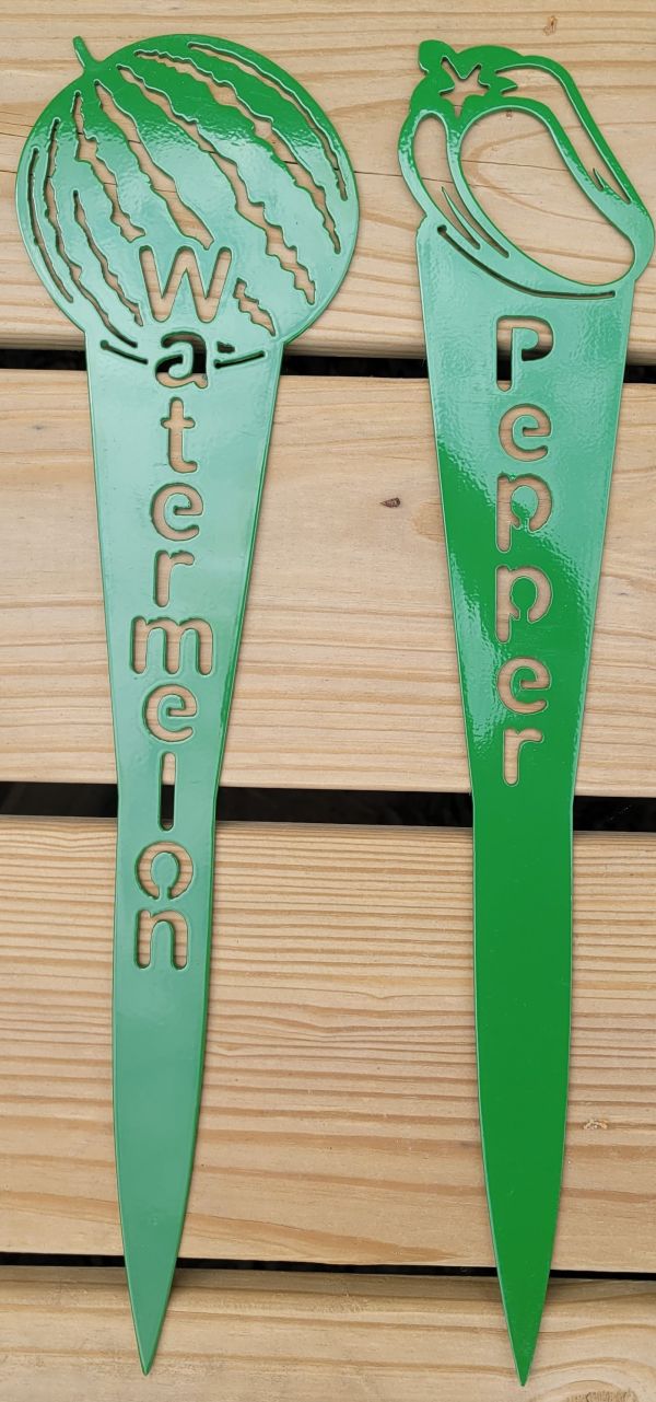 Garden Stake in Farm Green