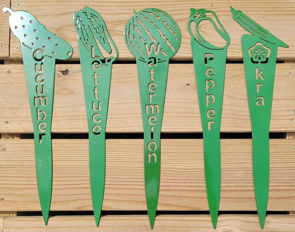 Garden Stake in Farm Green