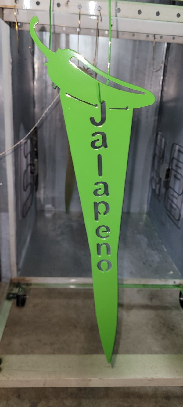 Garden Stake in Farm Green